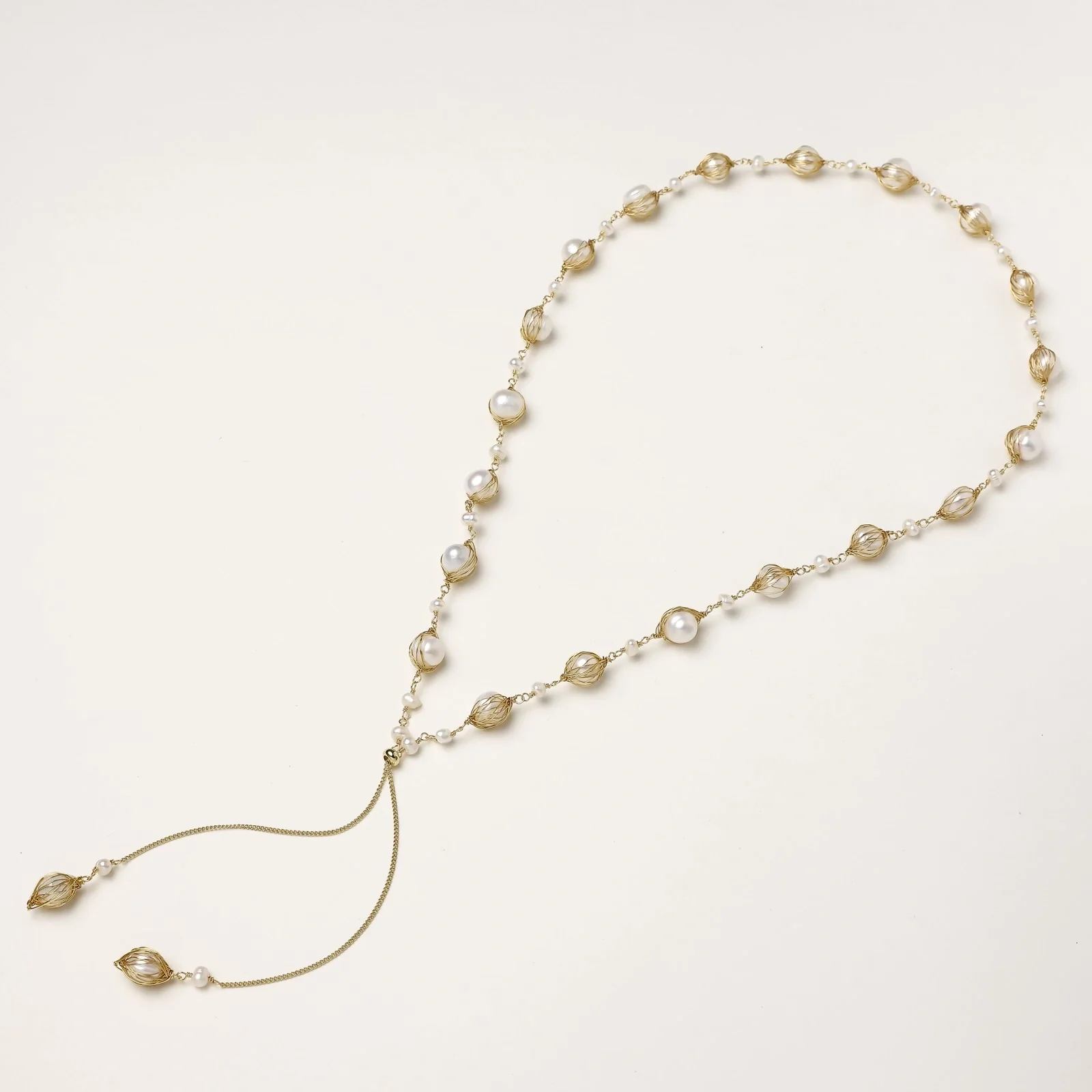 Golden Pearl Lariat - Image 3