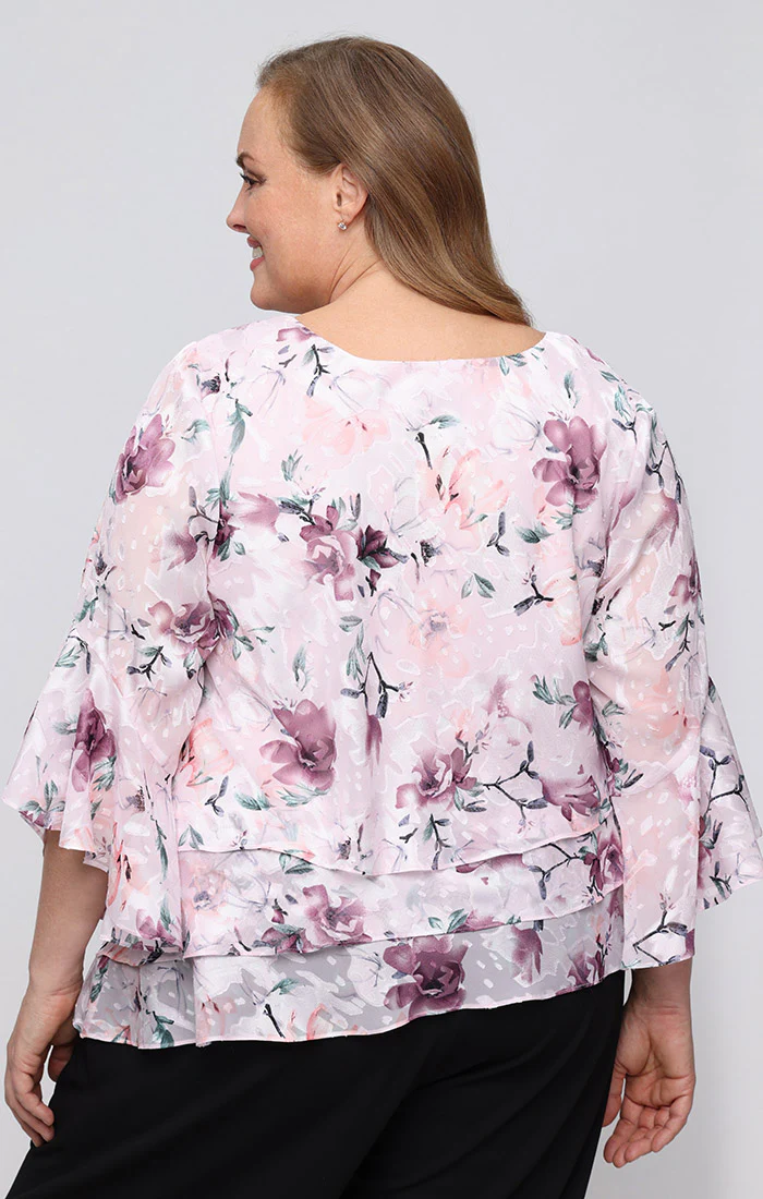 Plus Bell Sleeve Blouse - Image 2