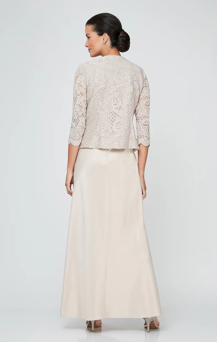 Bethany Glitter Lace Jacket Dress - Image 17