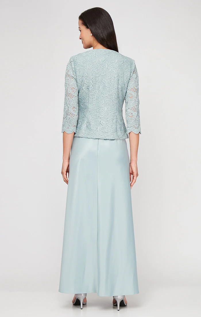 Bethany Glitter Lace Jacket Dress - Image 21