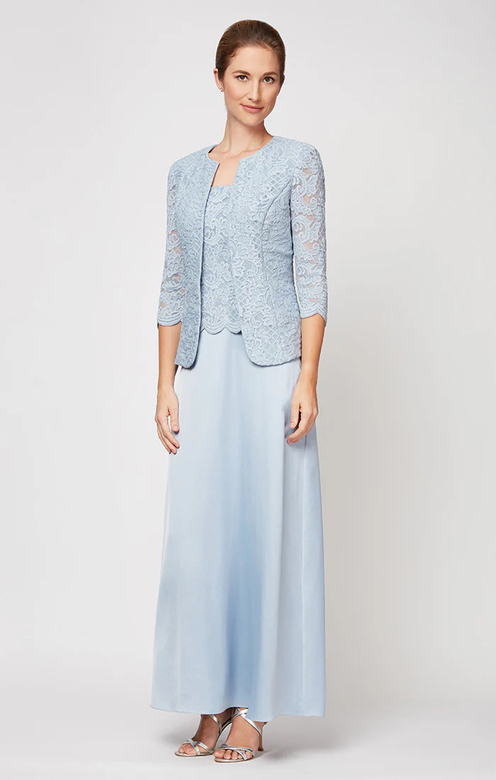 Bethany Glitter Lace Jacket Dress - Image 24
