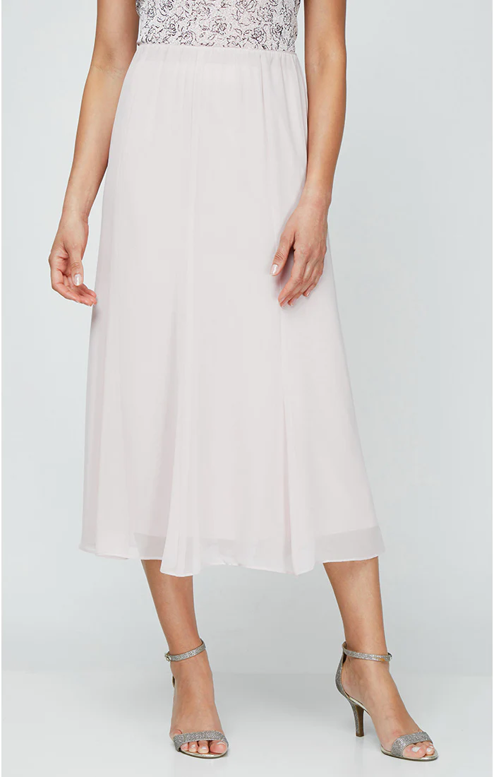 Petite Chiffon Tea-Length Skirt - Image 3