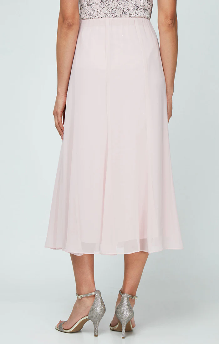 Petite Chiffon Tea-Length Skirt - Image 4