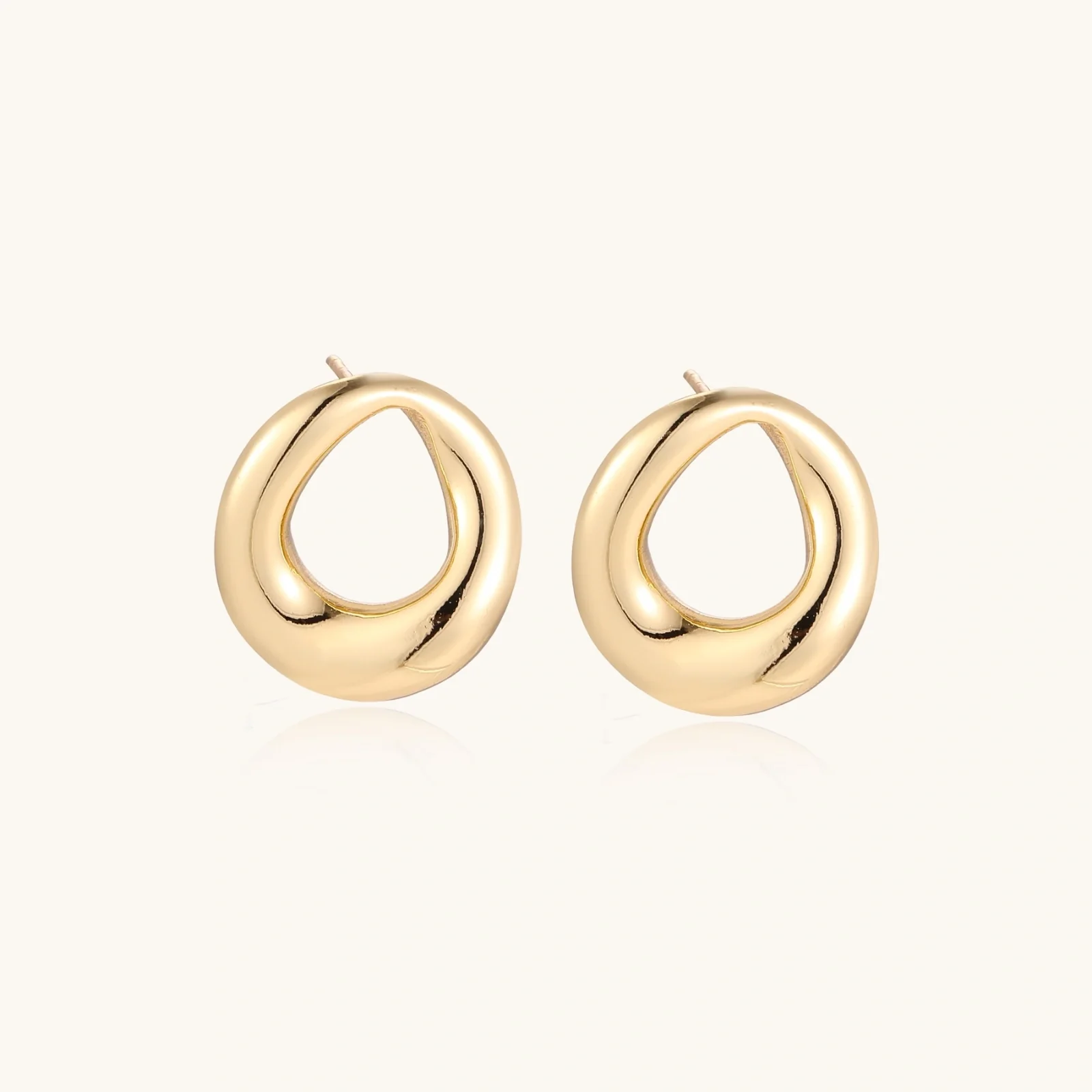 Golden Loop Studs - Image 5