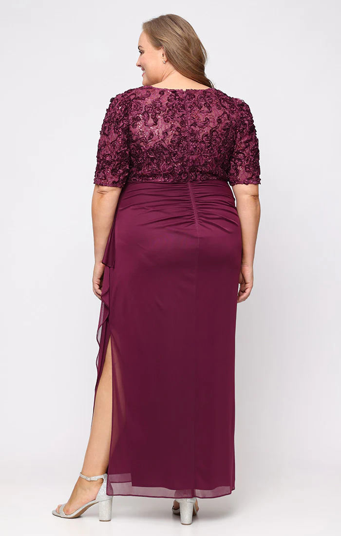 Plus Rebecca Puff Sleeve Detail Dress - Image 11