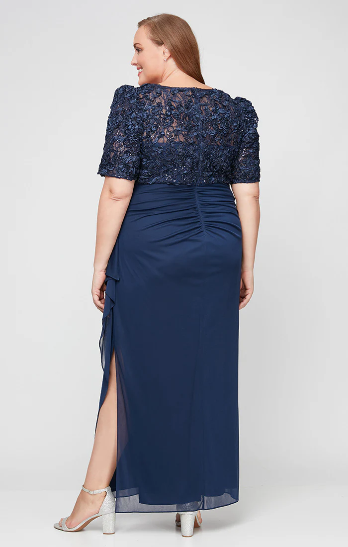 Plus Rebecca Puff Sleeve Detail Dress - Image 2