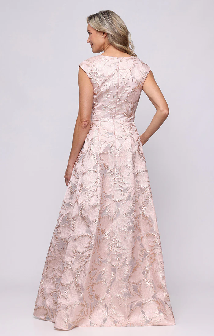 Petite Long Jacquard Dress - Image 3