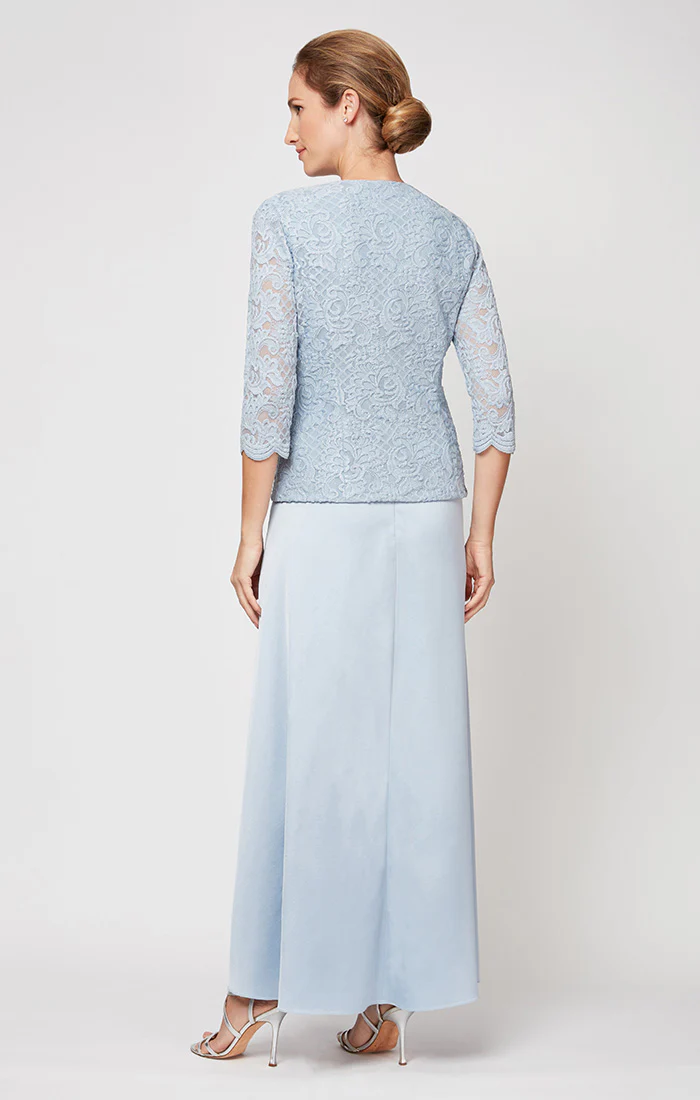 Petite Bethany Glitter Lace Jacket Dress - Image 14