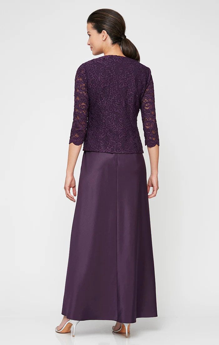 Petite Bethany Glitter Lace Jacket Dress - Image 32