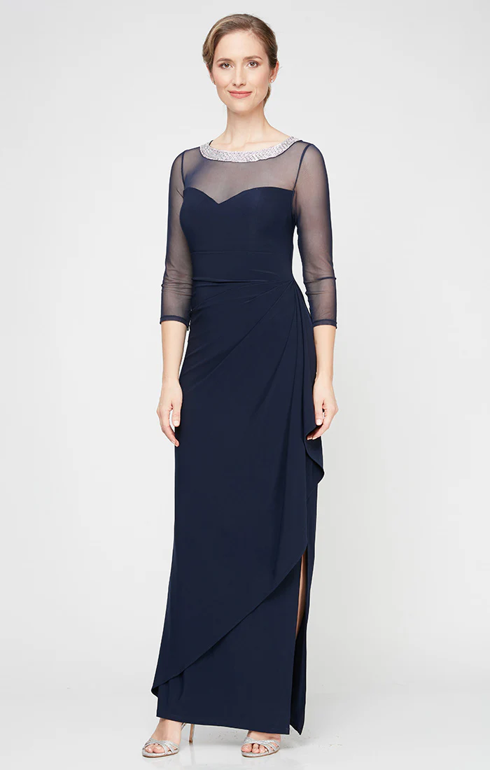Maya Matte Jersey Ruched Dress - Image 2