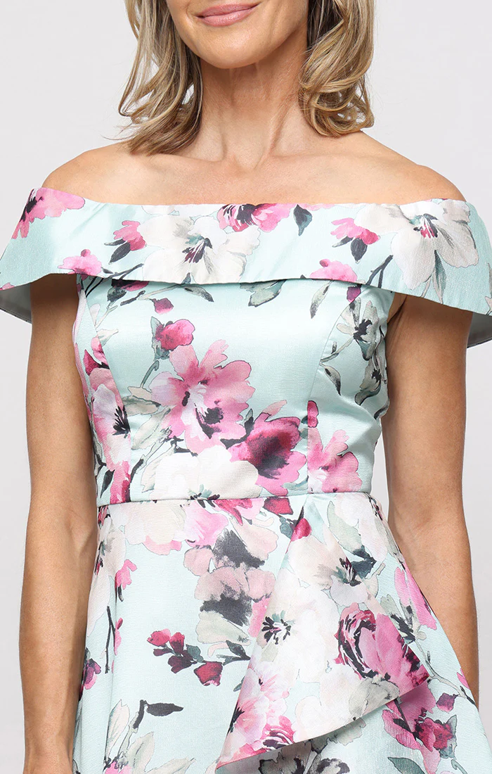 Long Dress with Foldover Cuff Neckline - Image 2