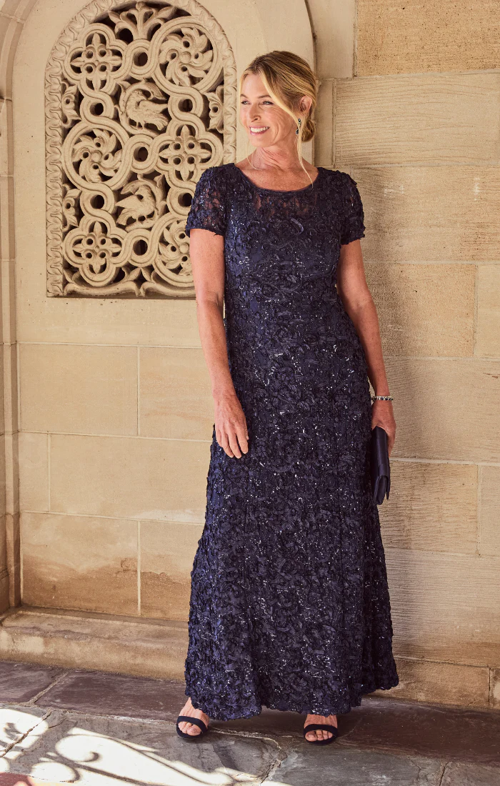 Tiffany Soutache Sequin Lace Dress - Image 11