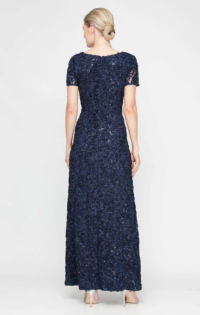 Tiffany Soutache Sequin Lace Dress - Image 4