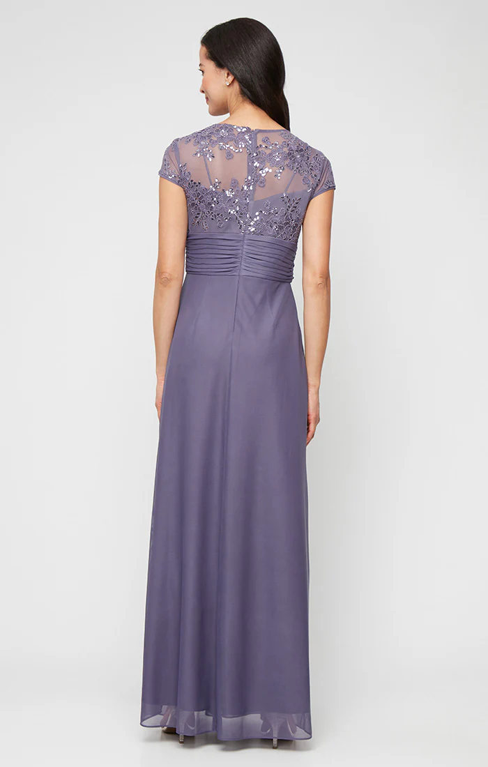 Paula Surplice Neckline A-Line Dress - Image 6