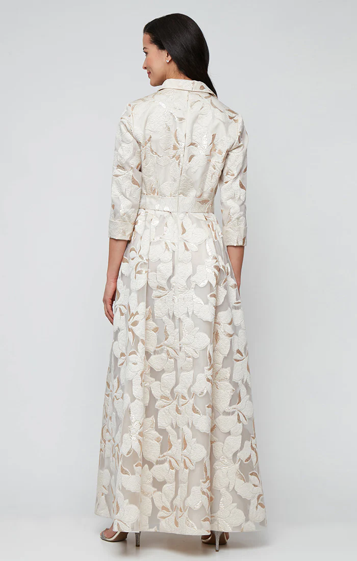 Petite Maeve Button-Front Ballgown - Image 3