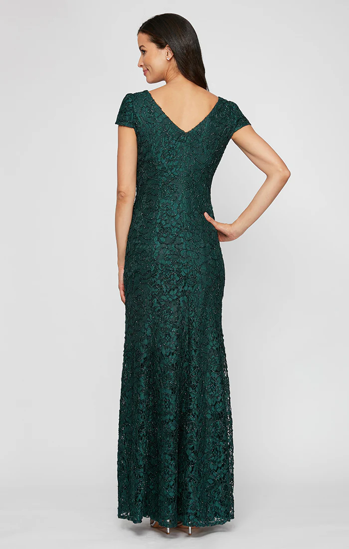 Petite Noel Corded Lace Gown - Image 2