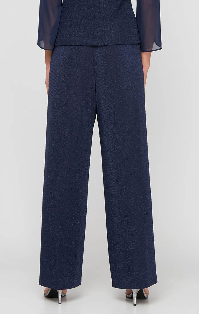 Petite Straight Leg Metallic Knit Pant - Image 5