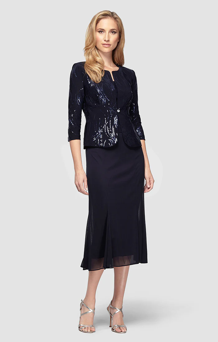 Petite Annabelle Godet Detail Firework Sequin Jacket Dress - Image 3