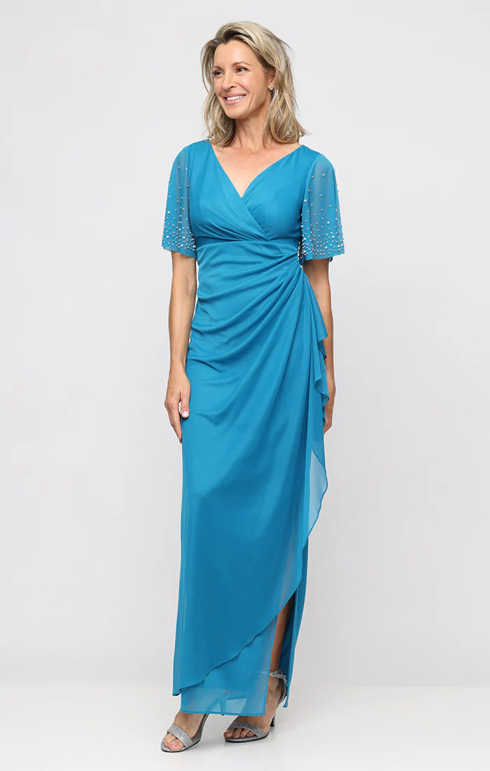 Plus Layla Long Empire Waist Dress - Image 4