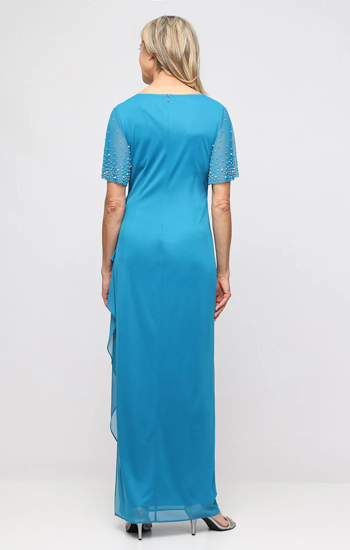 Plus Layla Long Empire Waist Dress - Image 6