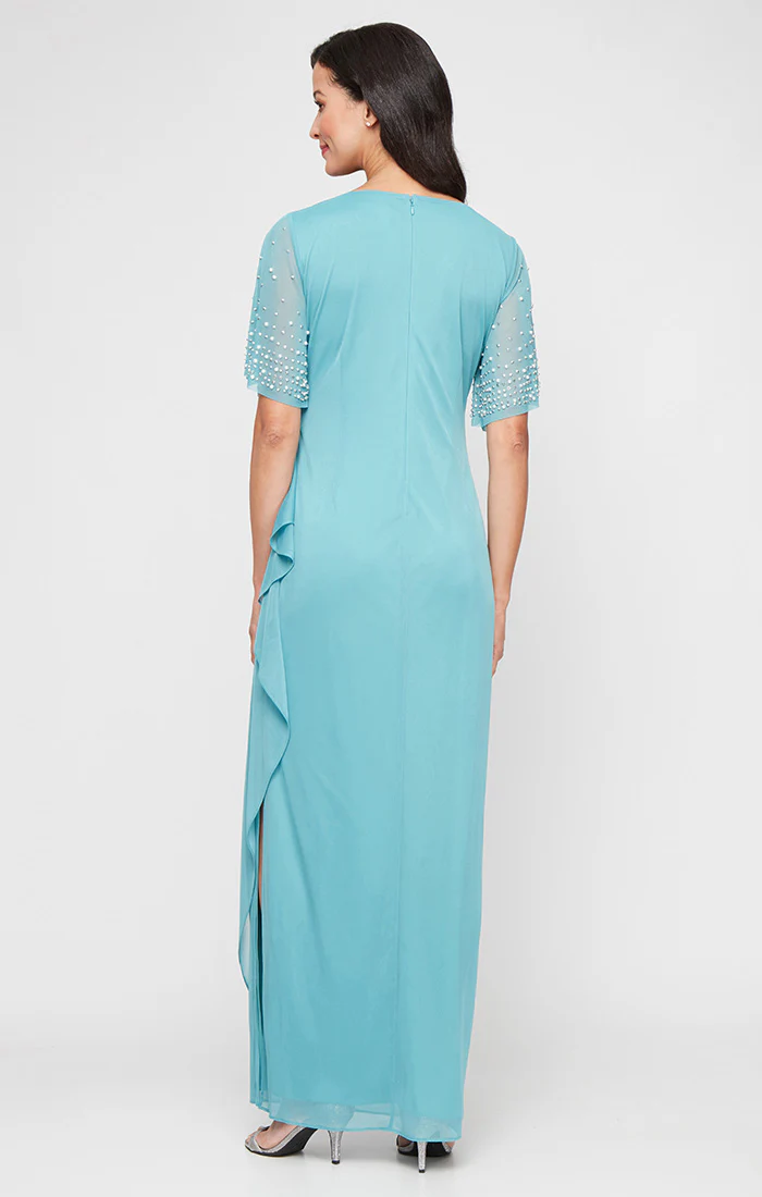 Plus Layla Long Empire Waist Dress - Image 9