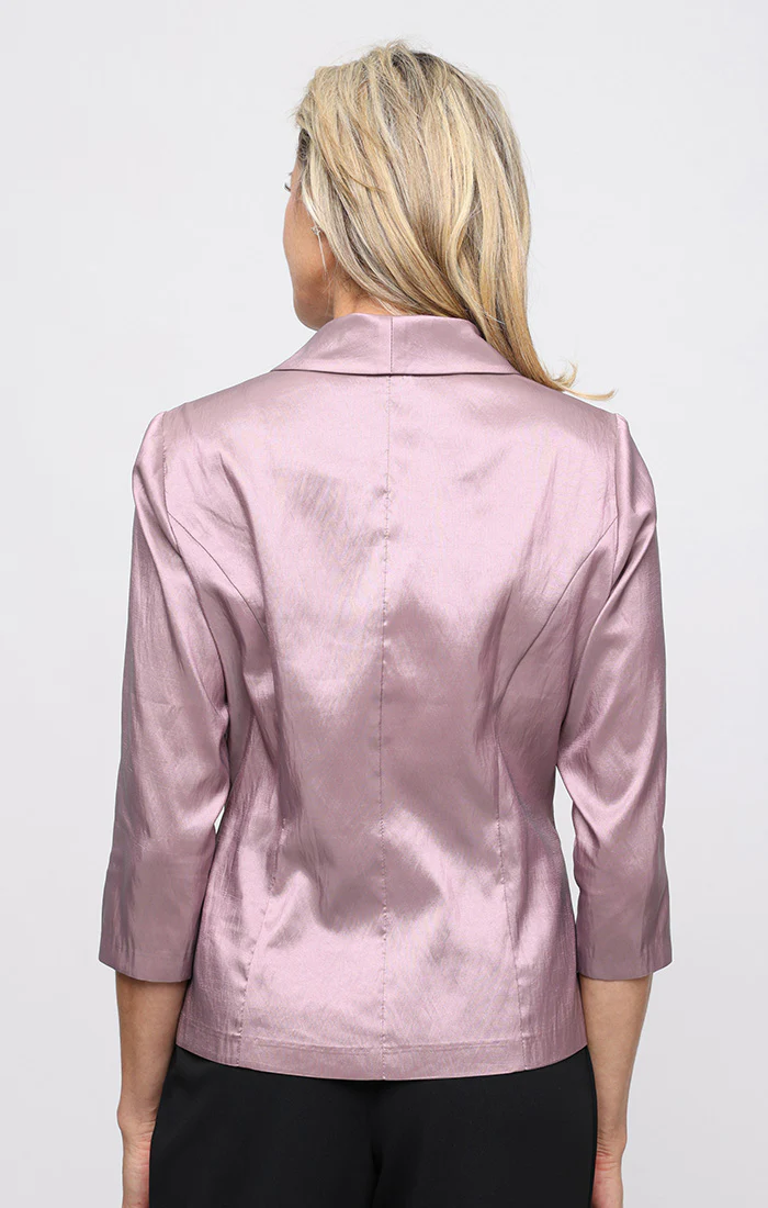 3/4 Sleeve Taffeta Blouse - Image 2